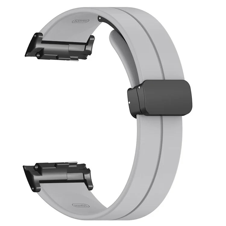For Huawei Watch D Strap Replacement Soft Silicone Watch Strap with Magnetic Folding Buckle