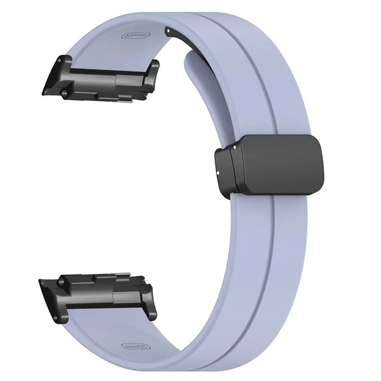For Huawei Watch D Strap Replacement Soft Silicone Watch Strap with Magnetic Folding Buckle
