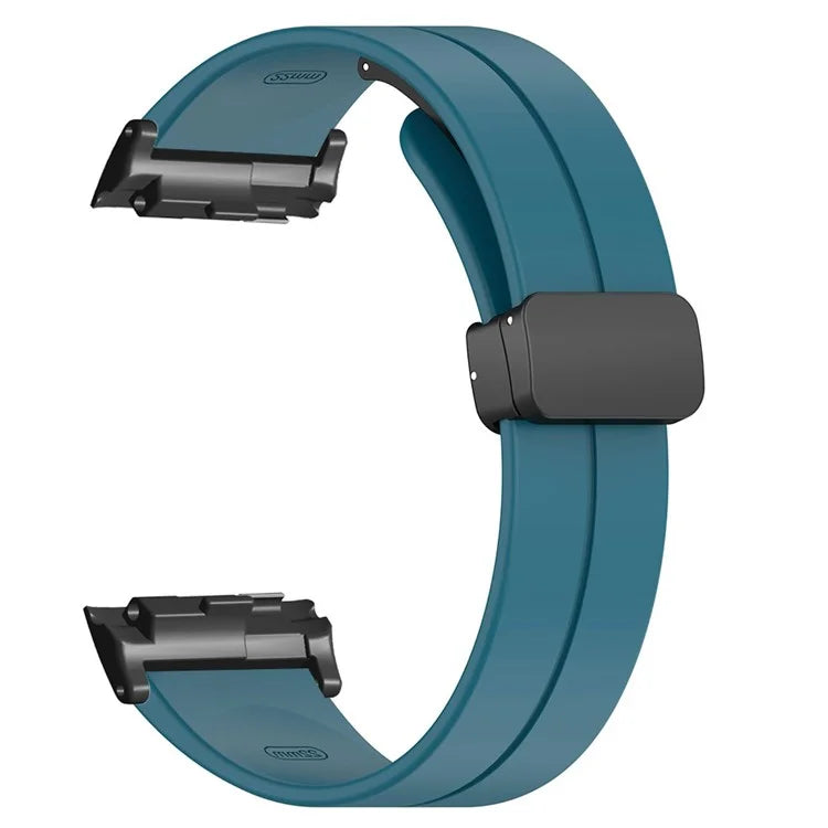 For Huawei Watch D Strap Replacement Soft Silicone Watch Strap with Magnetic Folding Buckle