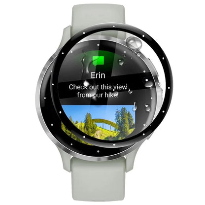 For Garmin Venu 3S Anti-scratch 3D PET Film Black Edge Watch Screen Protector