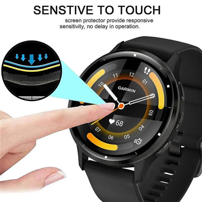 For Garmin Venu 3 Dustproof 3D Curved Film High Touch Sensitive PET Watch Screen Protector
