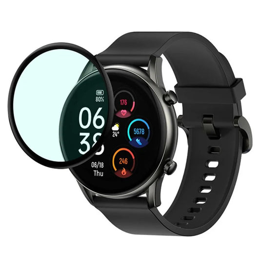 1Pc For Haylou RT2 3D Curved Screen Protector Full Coverage Anti-scratch Black Edge PET Film