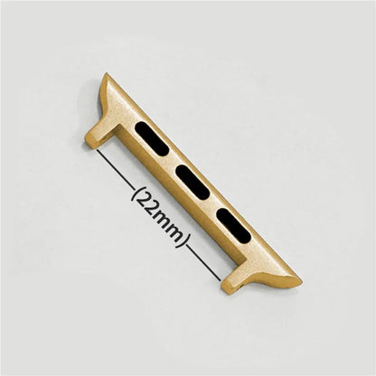 1 Pair Stainless Steel Adapter for Apple Watch Series 9 8 7 41mm / 6 5 4 SE (2023) SE (2022) SE 40mm / 3 2 1 38mm , 22mm Watch Strap Connector
