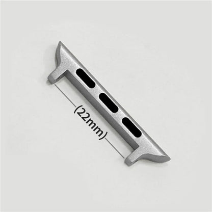 1 Pair Stainless Steel Adapter for Apple Watch Series 9 8 7 41mm / 6 5 4 SE (2023) SE (2022) SE 40mm / 3 2 1 38mm , 22mm Watch Strap Connector