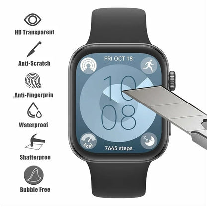 For Huawei Watch Fit 3 Anti-Scratch Film TPU 3D Smartwatch Screen Protector
