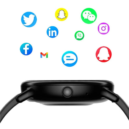 Y86 Sports Smart Watch 1.43-inch AMOLED Screen Heart Rate Blood Oxygen Monitor, Silicone Strap