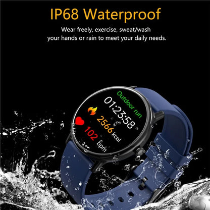 Y86 Sports Smart Watch 1.43-inch AMOLED Screen Heart Rate Blood Oxygen Monitor, Silicone Strap