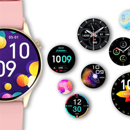 Y85 Round Smart Watch Bluetooth Call Music Heart Rate Body Temperature Health Monitoring Sports Watch