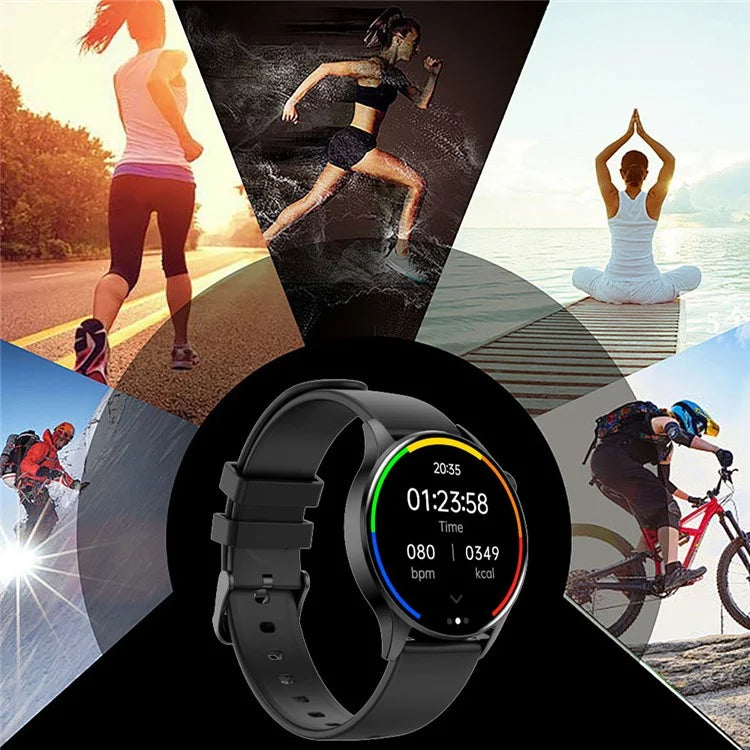 Y85 Round Smart Watch Bluetooth Call Music Heart Rate Body Temperature Health Monitoring Sports Watch