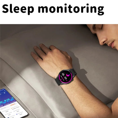 Y85 Round Smart Watch Bluetooth Call Music Heart Rate Body Temperature Health Monitoring Sports Watch