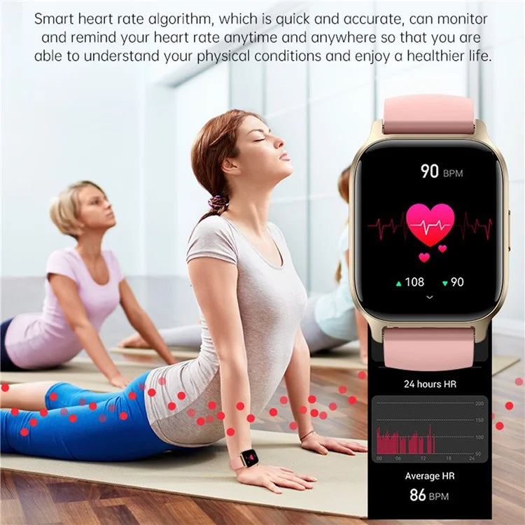 Y3 Smart Watch Bluetooth Call Heart Rate Monitor 1.85-inch HD Screen Sports Watch