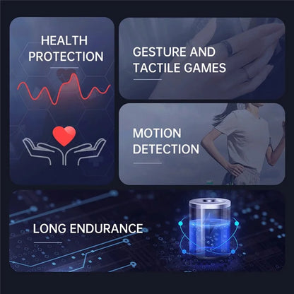 S9Ring Health Monitoring Metal Smart Ring Multifunction Bluetooth Finger Ring