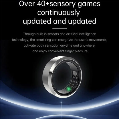 S9Ring Health Monitoring Metal Smart Ring Multifunction Bluetooth Finger Ring