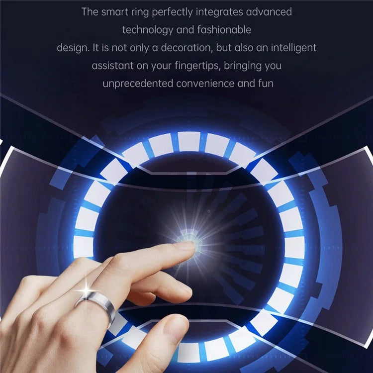 S9Ring Health Monitoring Metal Smart Ring Multifunction Bluetooth Finger Ring