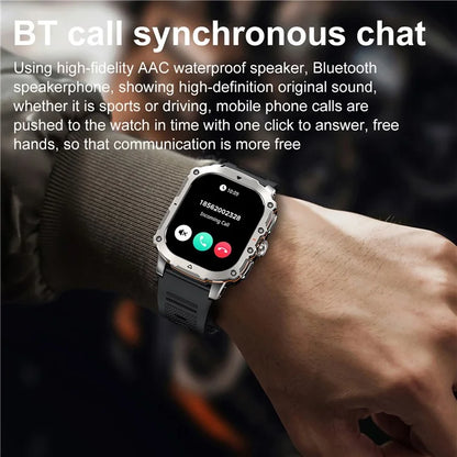 AK72 Smart Watch 1.952 Inch Heart Rate Blood Pressure Monitor Fitness Watch, Silicone Strap