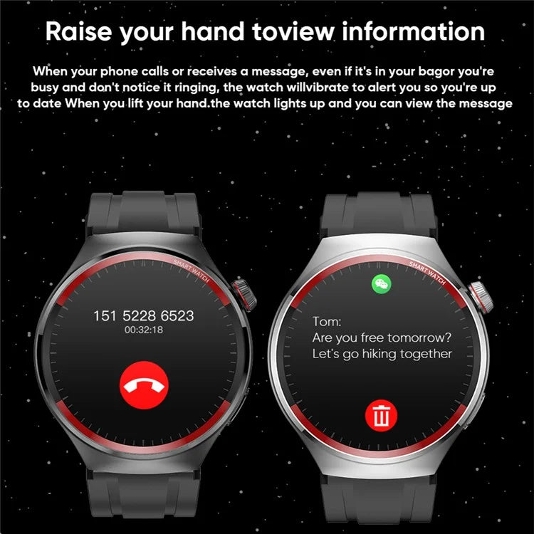 MT78 1.43-inch AMOLED Smart Watch Bluetooth Calling Heart Rate Blood Pressure Monitoring Sports Watch
