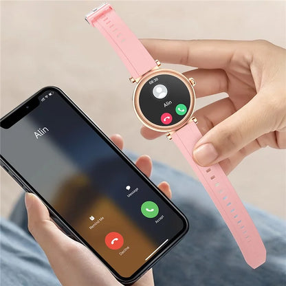 CF37 Women Smart Watch Menstrual Cycle Reminder Health Monitoring Bluetooth Call Smart Bracelet