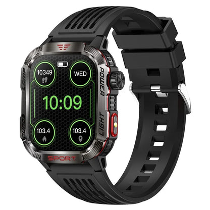 HT29 Banknote Detection Flashlight Compass Altitude Test Smart Watch Health Monitoring Waterproof Sports Watch