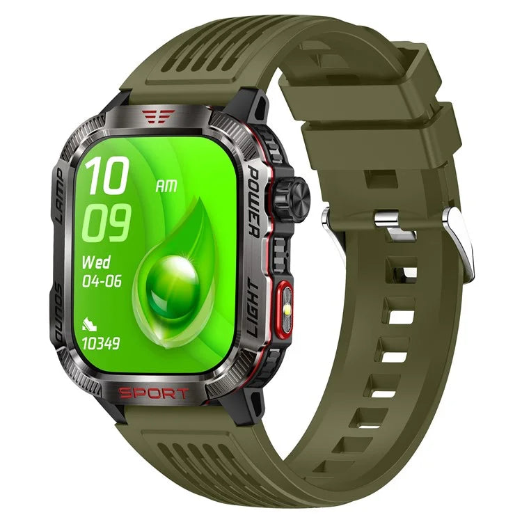 HT29 Banknote Detection Flashlight Compass Altitude Test Smart Watch Health Monitoring Waterproof Sports Watch