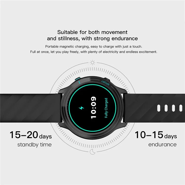 Z123 Smart Watch 1.52-inch Multiple Sports Mode Health Monitor Bluetooth Call Wristwatch