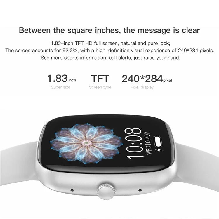 Z139 1.83-inch Bluetooth Call Smart Watch Heart Rate Monitor Outdoor Sports Bracelet