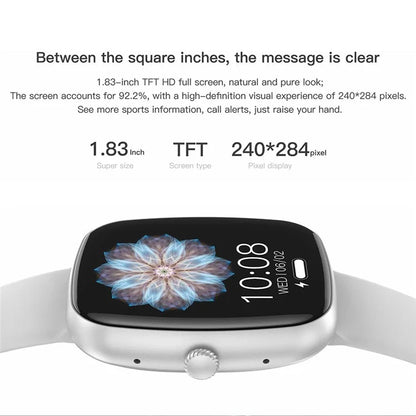 Z139 1.83-inch Bluetooth Call Smart Watch Heart Rate Monitor Outdoor Sports Bracelet