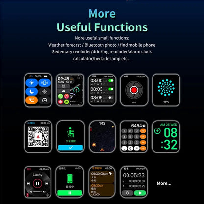 CY13 1.9 inch HD Screen Bluetooth Call Smart Watch Heart Rate Health Monitoring Sports Watch