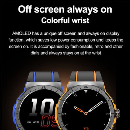 HK52 1.43-inch AMOLED Screen Bluetooth Call Smart Watch Multiple Sports Mode Bracelet