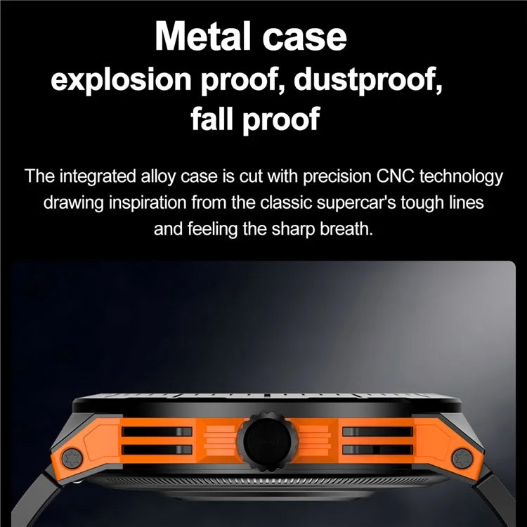 HK52 1.43-inch AMOLED Screen Bluetooth Call Smart Watch Multiple Sports Mode Bracelet
