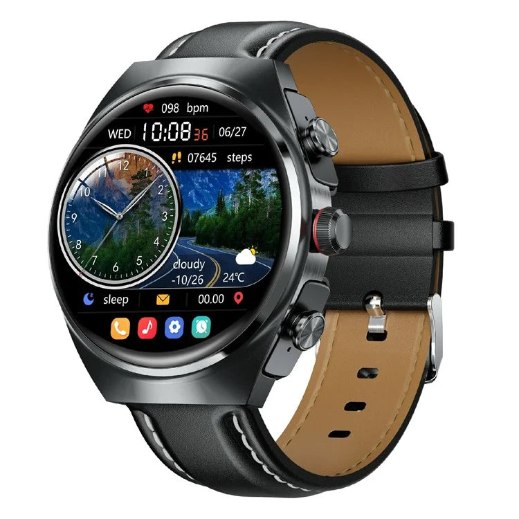 GT95 Smart Watch Earphone Bluetooth Call 1.53 inch Screen Fitness Tracker Heart Rate Monitor