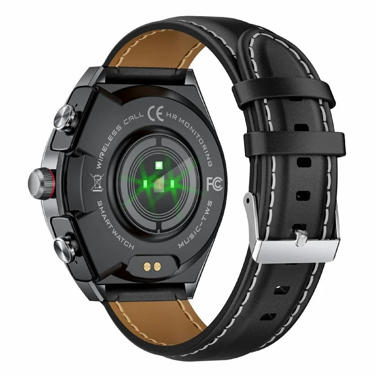 GT95 Smart Watch Earphone Bluetooth Call 1.53 inch Screen Fitness Tracker Heart Rate Monitor