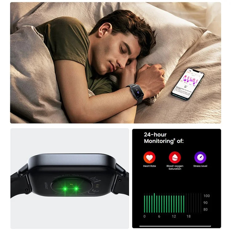 JOYROOM Fit-Life JR-FT3S 1.96-inch Bluetooth Call Smart Watch Heart Rate Health Monitoring Sports Watch