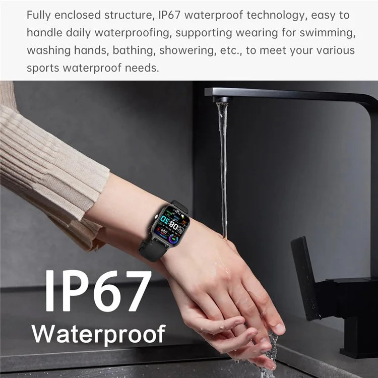Z49 gtS4 2.01-inch Screen Smart Watch Bluetooth Call Heart Rate Sleep Health Monitoring Sports Watch