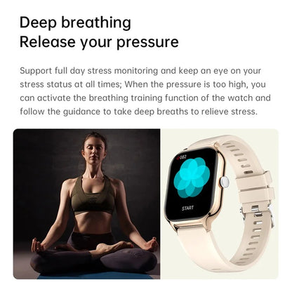 Z49 gtS4 2.01-inch Screen Smart Watch Bluetooth Call Heart Rate Sleep Health Monitoring Sports Watch