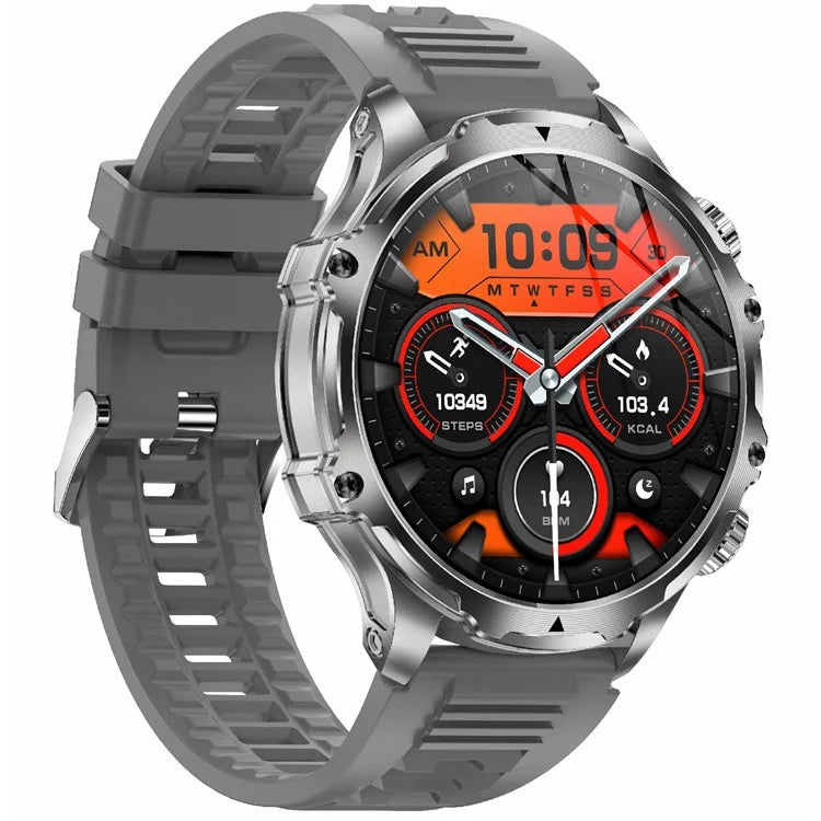 AK75 Silicone Strap Smart Watch Bluetooth Call Heart Rate Sleep Health Monitoring Sports Watch
