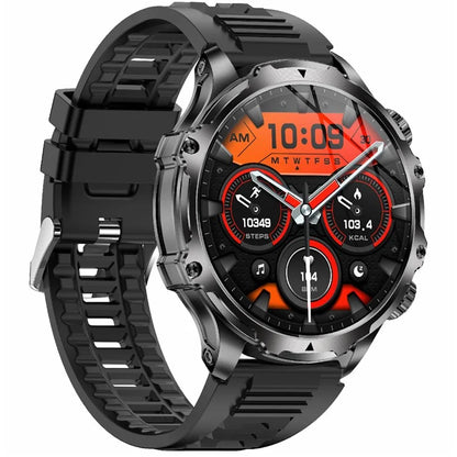 AK75 Silicone Strap Smart Watch Bluetooth Call Heart Rate Sleep Health Monitoring Sports Watch