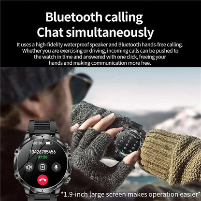 AK75 Silicone Strap Smart Watch Bluetooth Call Heart Rate Sleep Health Monitoring Sports Watch