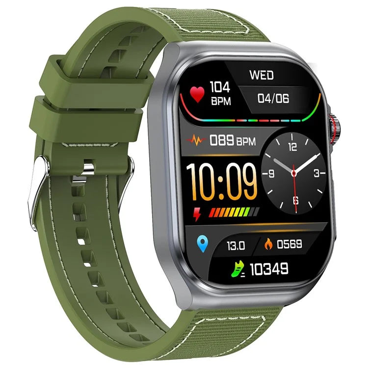 ET585 Smart Watch SOS Emergency Call ECG Function Bracelet with Nylon Strap