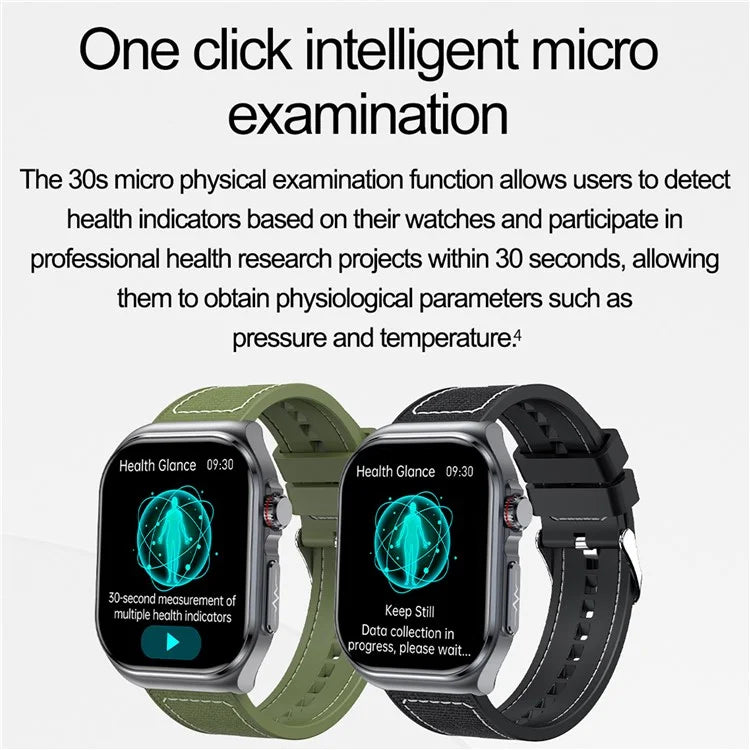 ET585 Smart Watch SOS Emergency Call ECG Function Bracelet with Nylon Strap