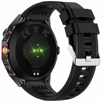 HT28 1.85 inch Screen Smart Watch Bluetooth Call Bracelet with Compass, Flashlight Function