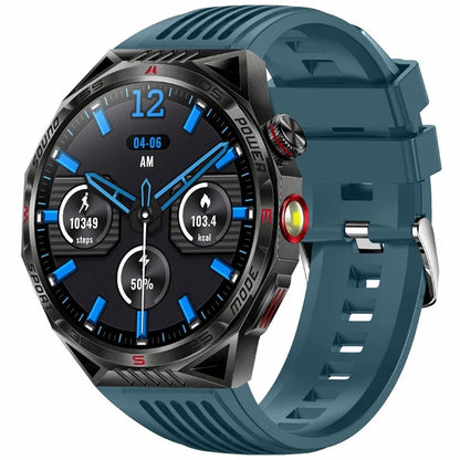 HT28 1.85 inch Screen Smart Watch Bluetooth Call Bracelet with Compass, Flashlight Function