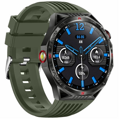 HT28 1.85 inch Screen Smart Watch Bluetooth Call Bracelet with Compass, Flashlight Function