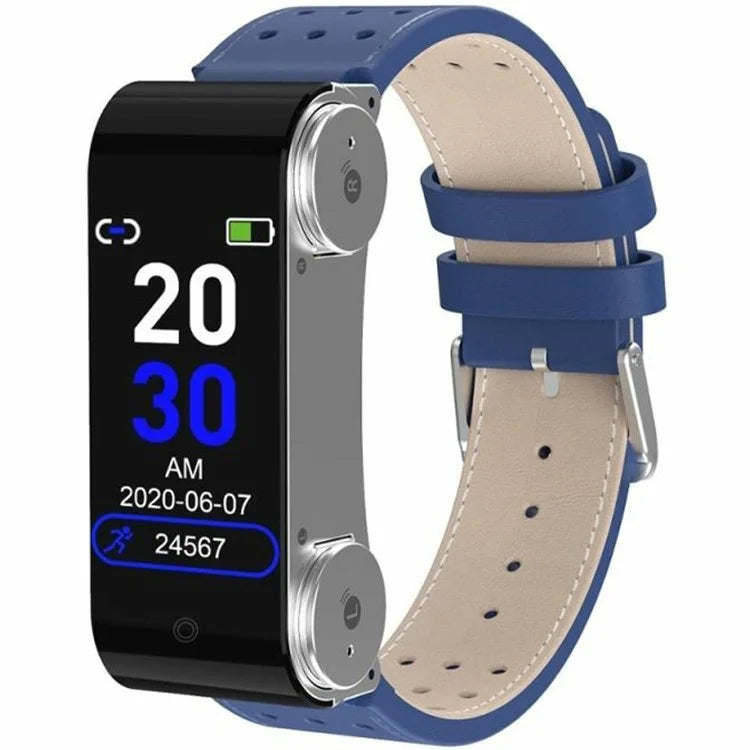 L890 2-In-1 Smart Watch Bluetooth Earphone Headset Fitness Tracker