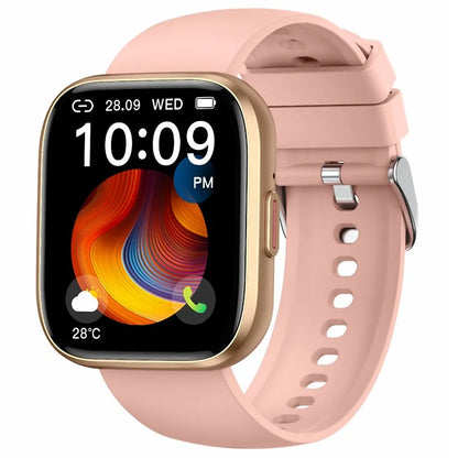 P114 1.85-inch Screen Bluetooth Call Smart Watch Heart Rate Health Monitoring Stylish Sports Watch