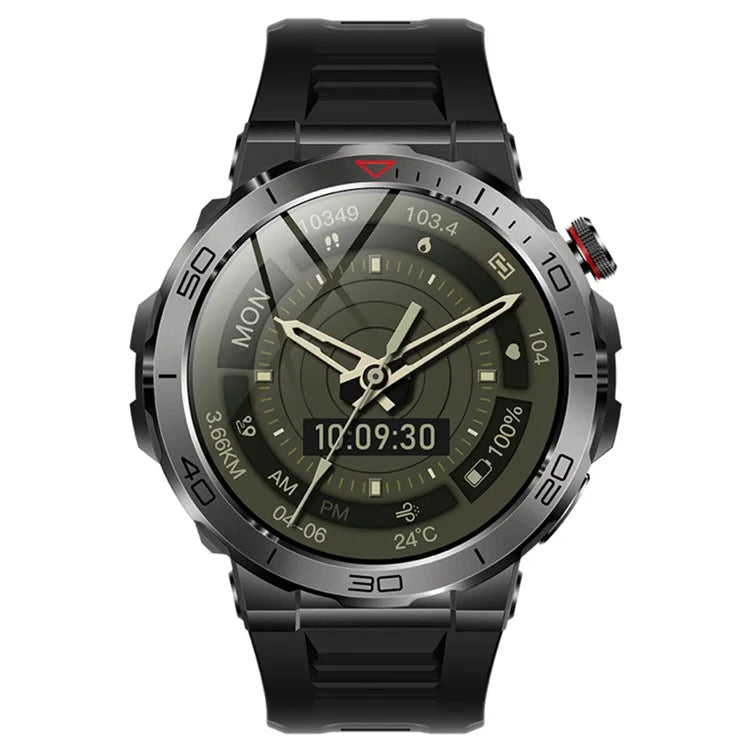 MK68 1.43-inch AMOLED Screen Bluetooth Call Smart Watch Health Monitoring Outdoor Sports Watch