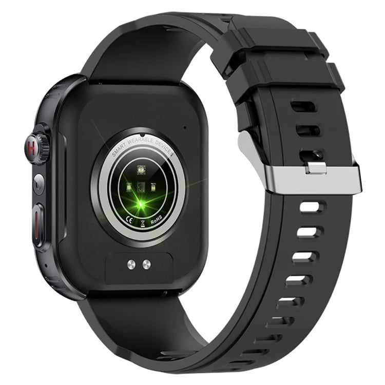 MK86 2.01-inch Square Screen Bluetooth Call Smart Watch Health Monitoring Waterproof Sports Watch with LED Light
