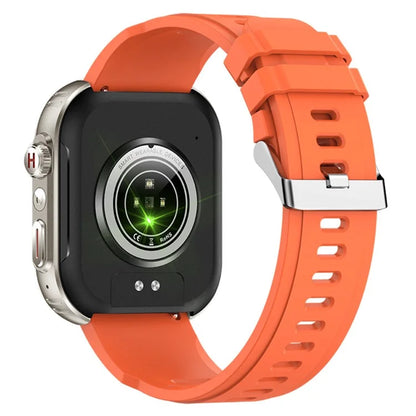 MK86 2.01-inch Square Screen Bluetooth Call Smart Watch Health Monitoring Waterproof Sports Watch with LED Light