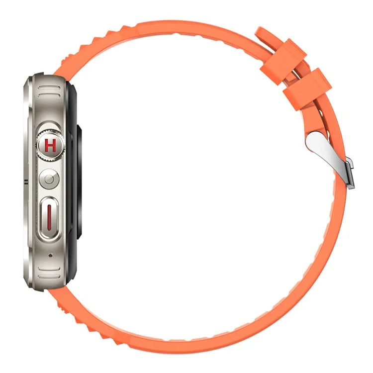 MK86 2.01-inch Square Screen Bluetooth Call Smart Watch Health Monitoring Waterproof Sports Watch with LED Light