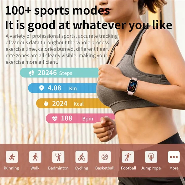 H37 1.57-inch Square Screen Bluetooth Call Smart Watch Heart Rate Blood Oxygen Monitor Sports Watch