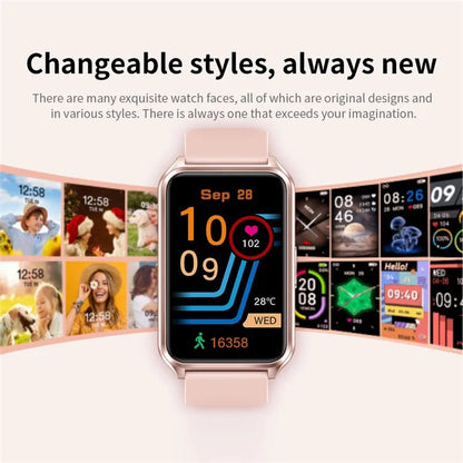 H37 1.57-inch Square Screen Bluetooth Call Smart Watch Heart Rate Blood Oxygen Monitor Sports Watch